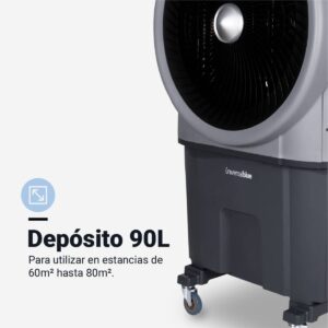 TULUM 7090 Climatizador 90L 350W Modo Frío y Evaporación - Imagen 3