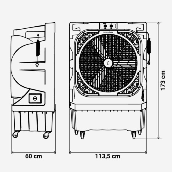TULUM 90150 Climatizador evaporativo